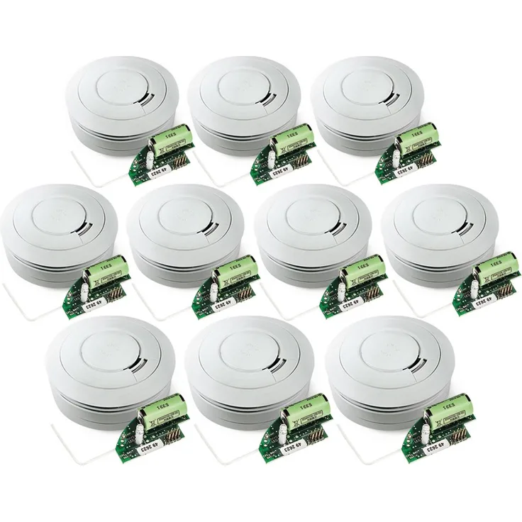 Ei Electronics Ei650RF -Funkrauchmelder, 10 Stück