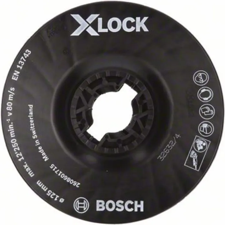 Bosch Professional Stützteller mittelhart (X-LOCK, Ø125 mm) - Preisvergleich