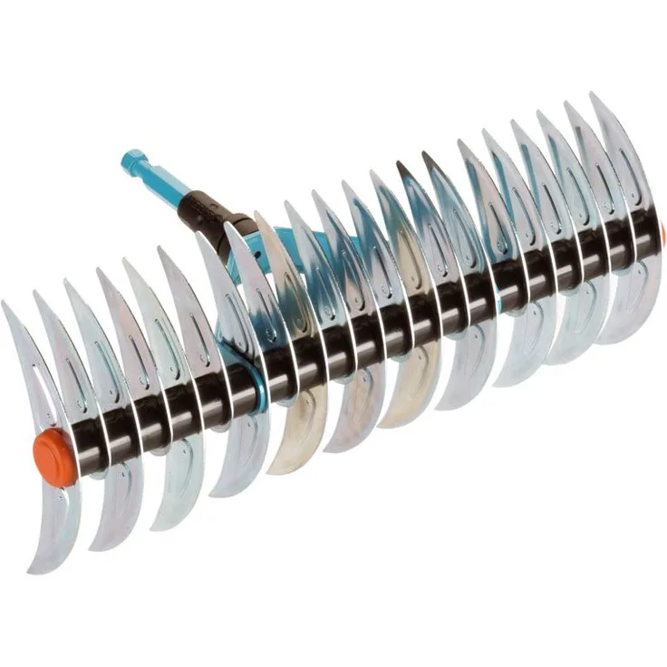 GARDENA combisystem-Schneidrechen: Rechen zur Beseitigung von Moos und Rasenfilz, 35 cm Arbeitsbreite, aus hochwertigem Qualitätsstahl, auch zum Rechen von Unrat und Steinen geeignet (3392-20)