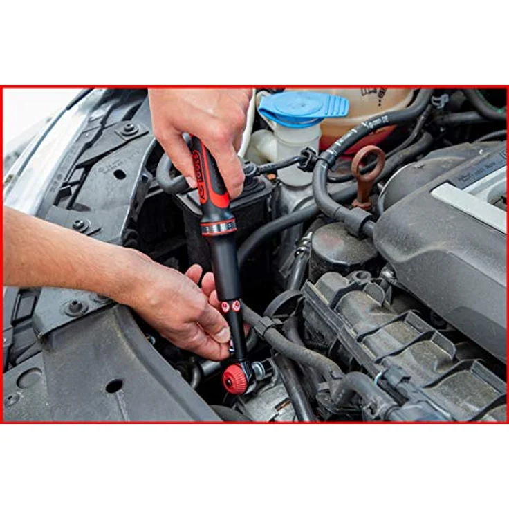 KS Tools 516.1422 3-8'' ERGOTORQUEprecision Ratschen-Drehmomentschlüssel Drehknopf, 10-50Nm – Bild 4