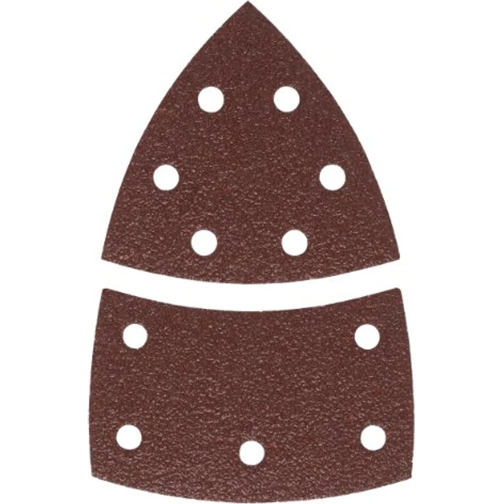 Bosch Schleifblatt (für Multischleifer verschiedene Materialien, 10 Stück, 102 x 62-93 mm, Körnung 180) – Bild 1