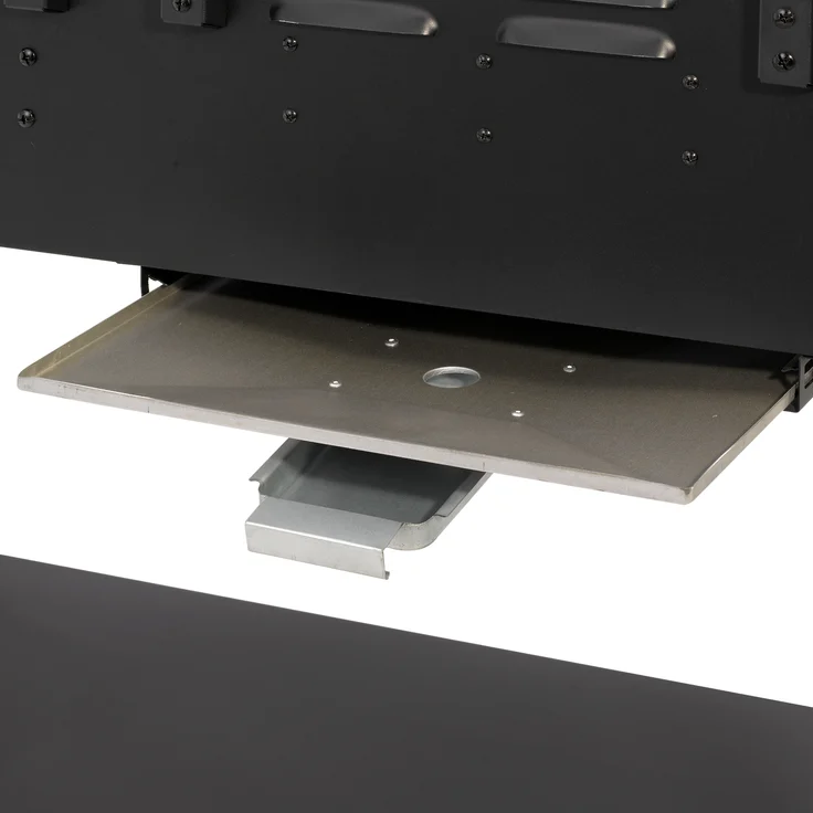 TAINO HERO DUO Gasgrill Holzkohlegrill Smoker Grillwagen BBQ Grill schwarz, 118 x 164 x 60 cm – Bild 7