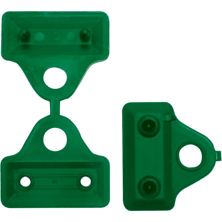 Tenax 06835 Clip Grün Kunststoff 5 cm 12 Stück