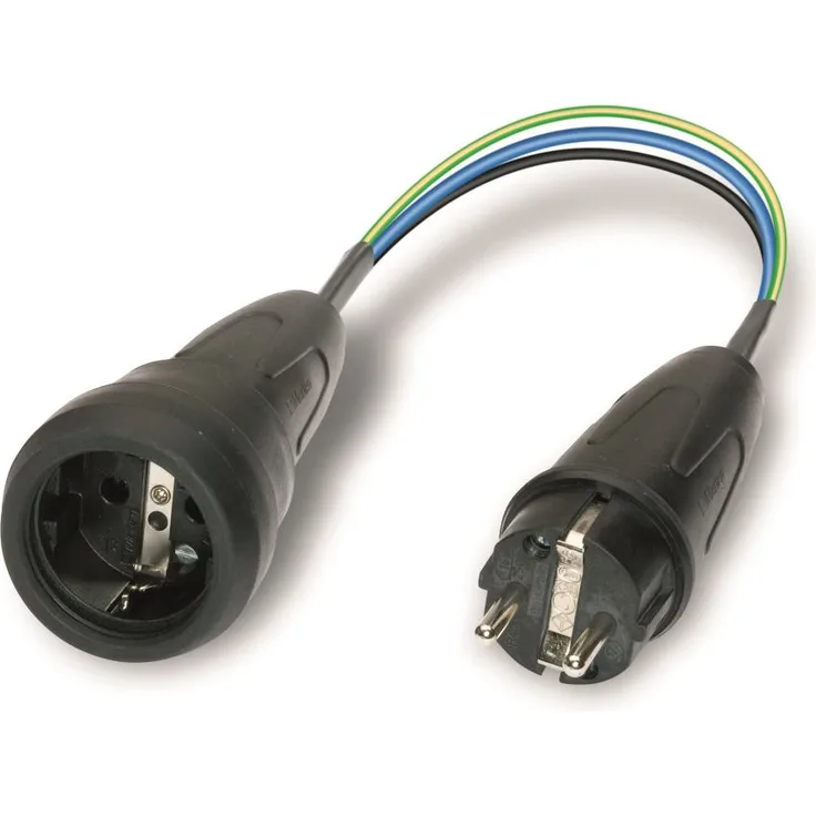 Benning Messadapter Schuko-Schuko für Leckstromzange CM 9 (44131)
