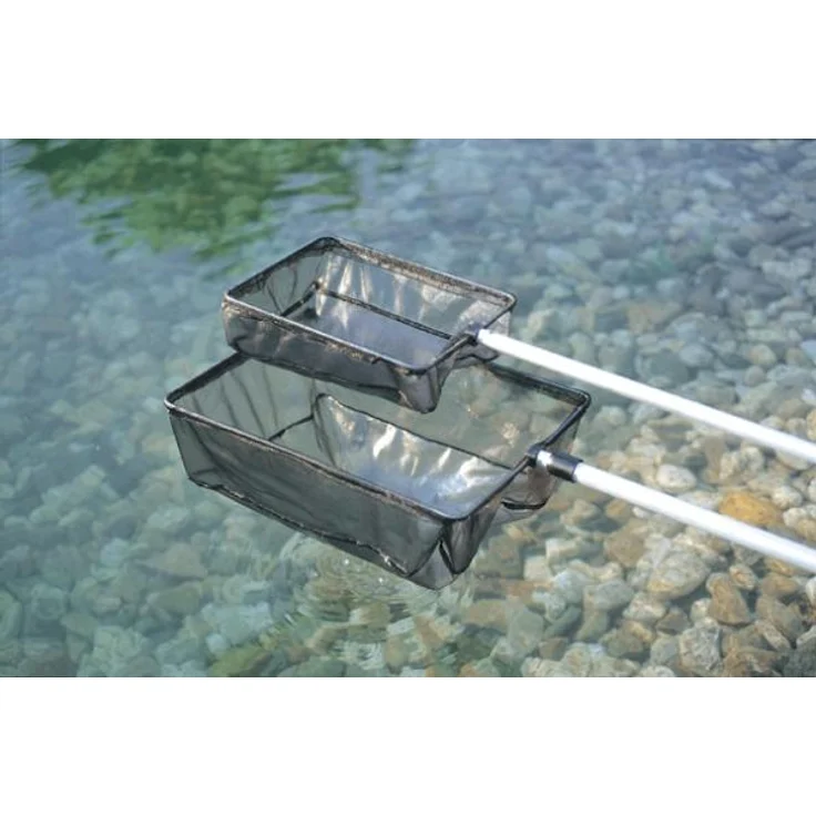 JBL Teichkescher M grob, Grobmaschiges Fangnetz (50 x 43 cm), 160 cm Teleskopstiel – Bild 1