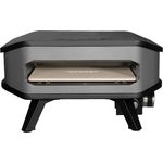 cozze 13“ Pizzaofen für Gas mit Pizzastein 5,0 kW schwarz 1.190,25 cm² Grillfläche Tiefe 53 cm