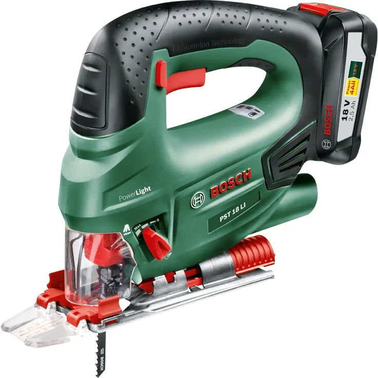 Bosch Akku Stichsäge PST 18 LI (1 Akku, 18 Volt System, im Koffer)