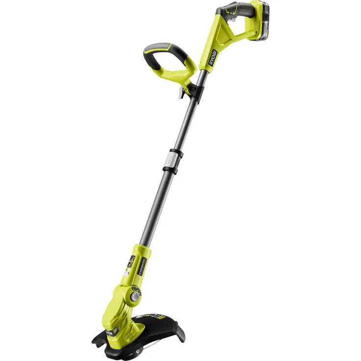 Ryobi Rasentrimmer 18V, Schnittbreite 25-30 cm, mit Teleskopstil, mit Akku 2,5 Ah und Ladegerät RLT183225F