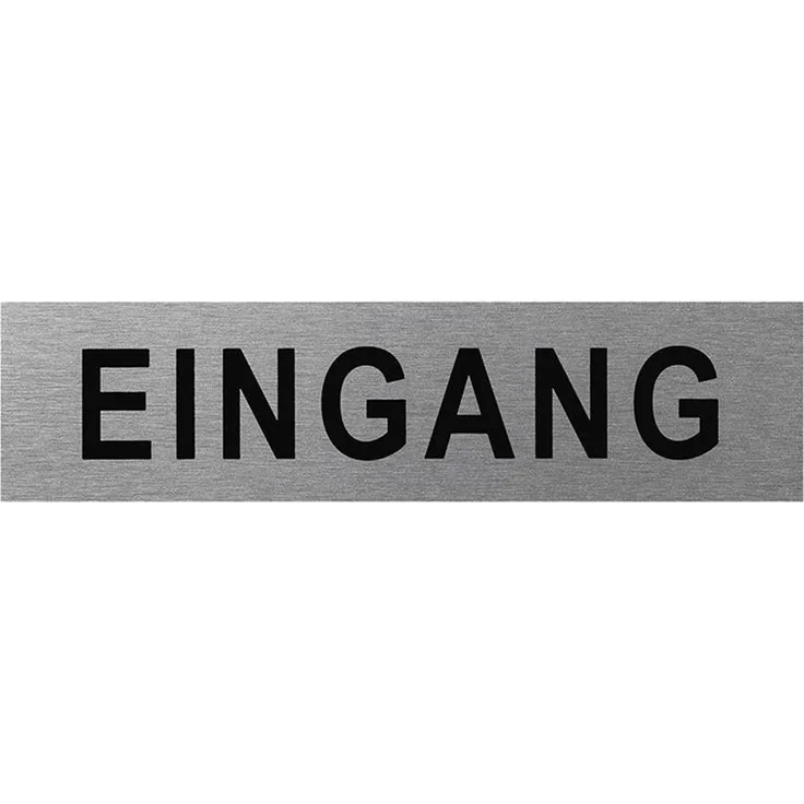 Türschilder in verschieden Größen + Bilder + Sprüche Türschild selbstklebend Firmenschild Eingang 160x40mm BWE