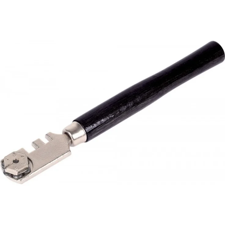 wolfcraft Glasschneider Standard,Holzheft,HM,135mm