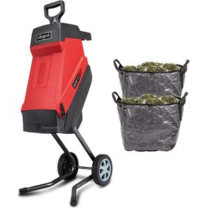Bild für Scheppach GS55 Elektro Gartenhäcksler 2in1 Häcksler mit Fahrvorrichtung 2400W Leistung Schnittstärke 45mm 45L Fangsack 2 Messer Selbsteinzug inkl. 2x Fangsack & Nachstopfer