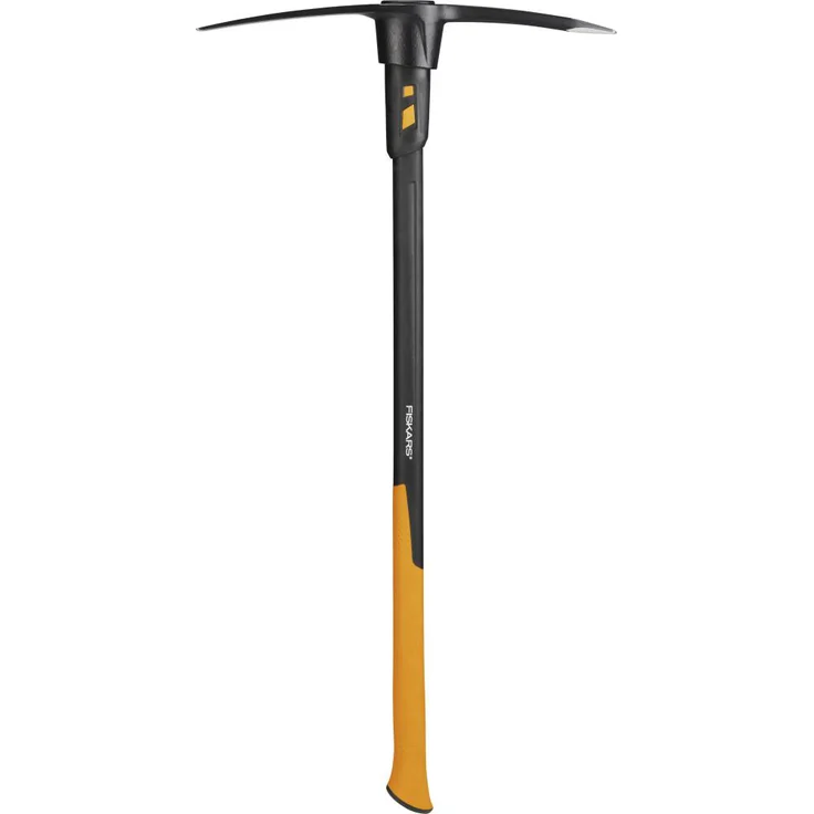 Fiskars Kreuzhacke IsoCore L für grobe Arbeiten auf harten, steinigen Böden, Länge: 91 cm, Gewicht: 3,4 kg, Schwarz-Orange, 1020166 – Bild 1
