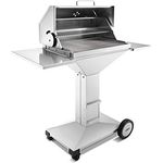Thüros T4 BBQ Station fahrbar 40 x 60 cm (TKE4060BBQS) Holzkohlegrill, für 6-8 Personen, Grillfläche 40 x 60 cm