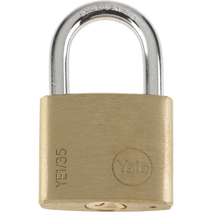 Yale Messing-Hangschloss - Indoor, 35 mm