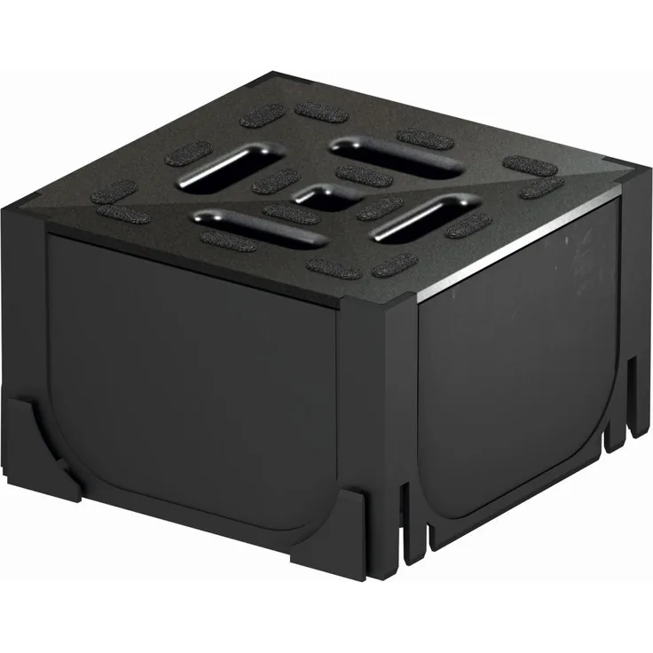 ACO Universaleckstück für Hexaline 2.0 schwarz Bewässerungszubehör