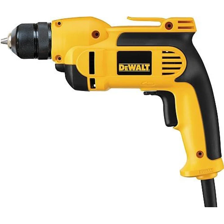 Dewalt 1-Gang Bohrmaschine (701 Watt, 10 mm Vollmetall-Schnellspannbohrfutter, ideal für präzise Bohrarbeiten mit kleinem Durchmesser in Holz und Metall) DWD112S-QS – Bild 1
