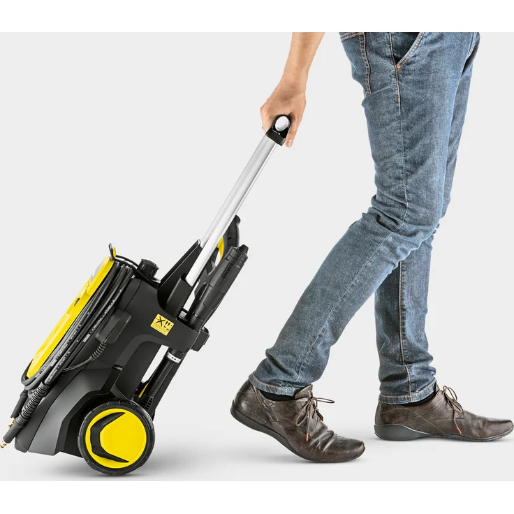 Kärcher K 4 Compact 1.637-500.0 Hochdruckreiniger 420 l/h 11 kg 1800 W 130 bar 30 m²/h 40 °C Schlauch 6 m wassergekühlter Motor und Wasseransaugung – Bild 7