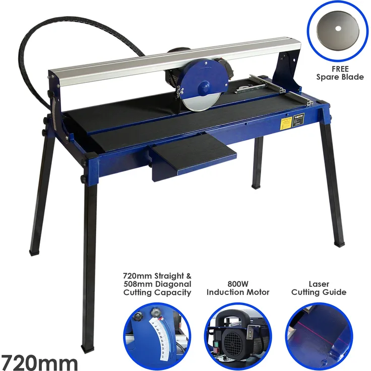 Fliesenschneider mit Tisch / 720mm / 800W