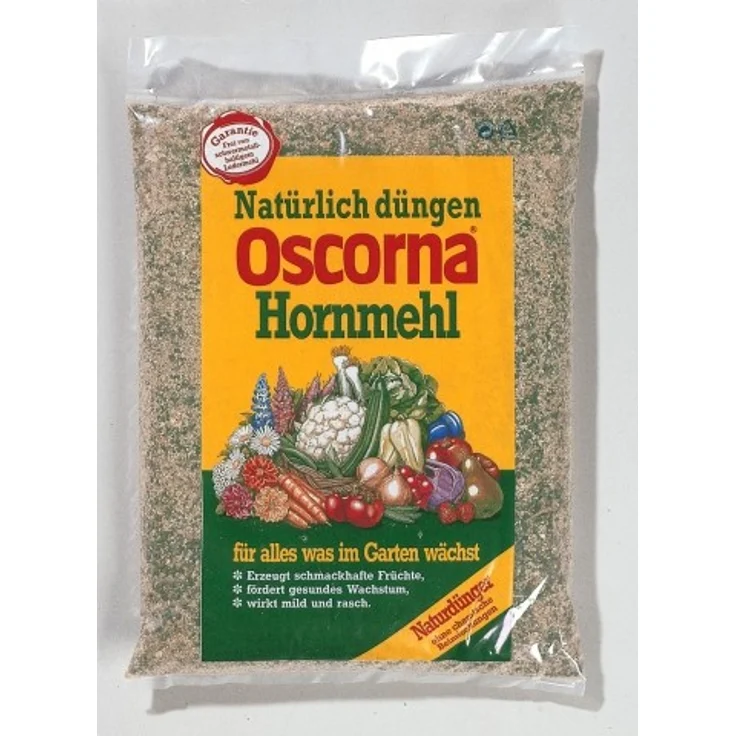 OSCORNA Hornmehl 5 kg natürlicher Stickstoffdünger organisch mild – Bild 1