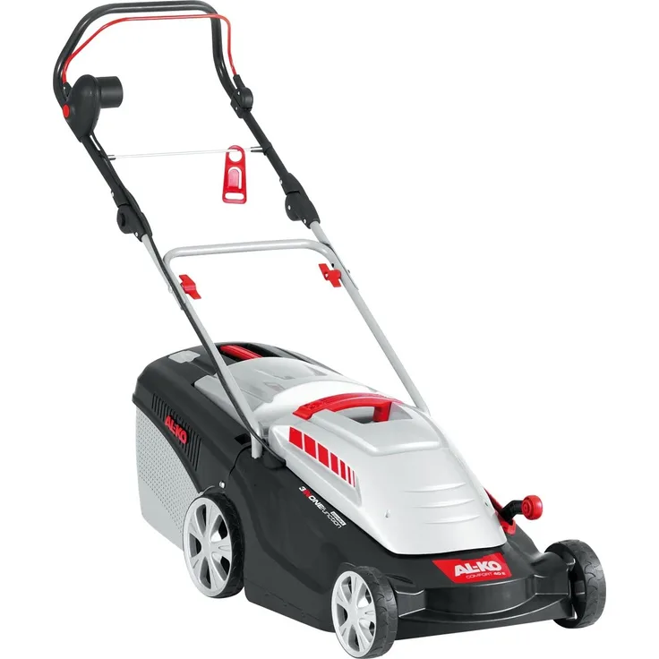 Elektro-Rasenmäher AL-KO Comfort 40E 3in1 Funktion: Mähen, Fangen & Mulchen - 40cm Schnittbreite - XL Bereifung - Holmhöhenverstellung, 1400 Watt Leistung