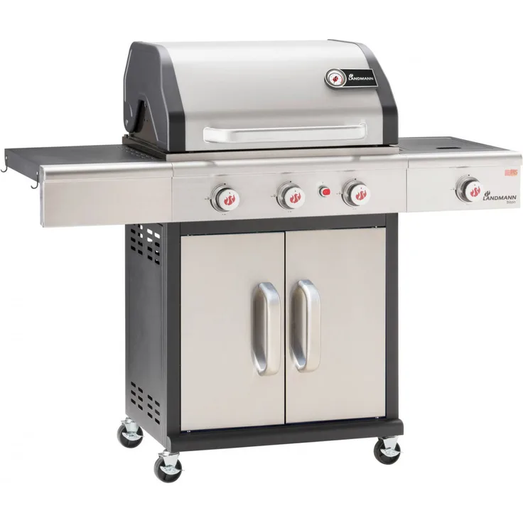 LANDMANN Gasgrill 12947 Triton 3.1 maxX Edelstahl