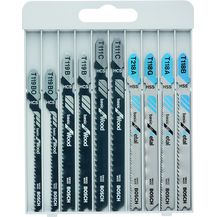 Bild für Bosch Professional 10tlg. Stichsägeblatt Set Basic for Wood and Metal (für Holz und Metal, Zubehör Stichsäge)