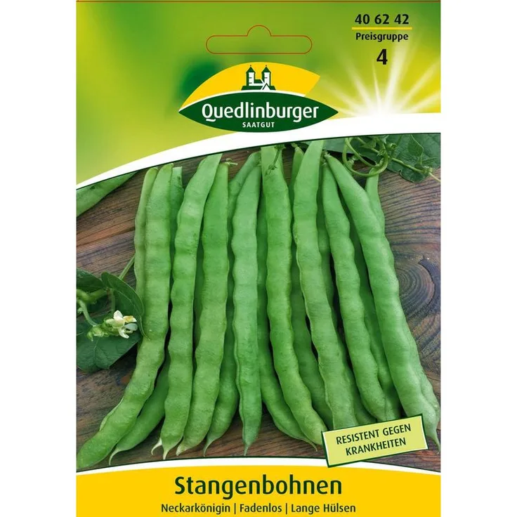 QUEDLINBURGER Stangenbohne, Neckarkönigin