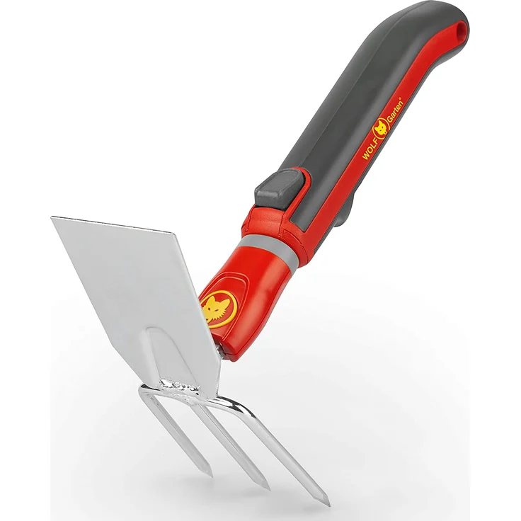 WOLF-Garten Mini-Hacke LN-M -ZM 015, multi-star, rot-gelb, 7cm, mit Kurzstiel ZM