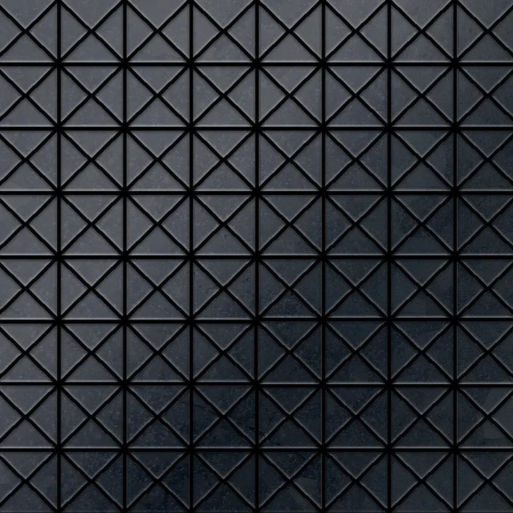 Mosaik Fliese massiv Metall Rohstahl gewalzt in grau 1,6mm stark ALLOY Deco-RS 0,92 m2