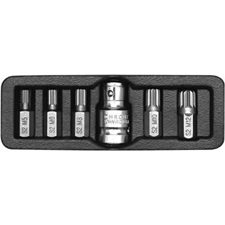 Yato YT Spline Bits Set 6 PCS 1-5,1 cm Adapter (yt-0414)