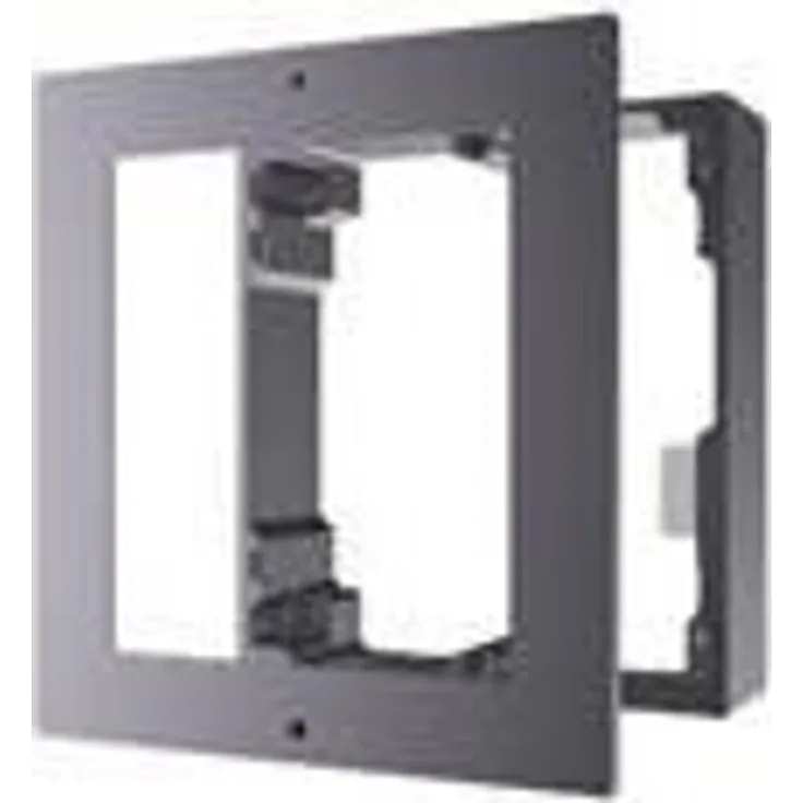 Hikvision DS-KD-ACW - Befestigungskit Rahmen, Schrauben, Frontblende für Videogegensprechanlage - Flugzeug-Aluminium - Wandmontage