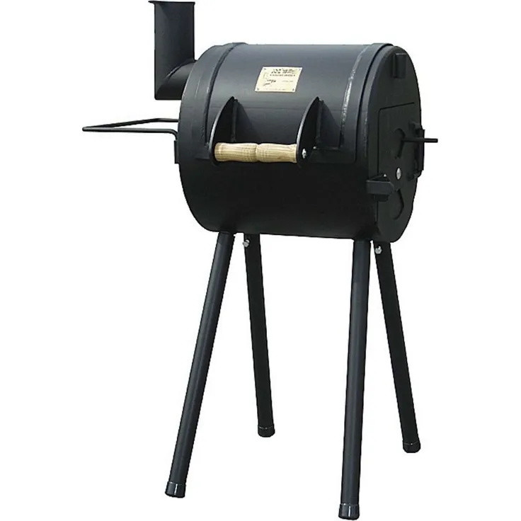 Rumo Barbeque JOEs Little Joe Barbeque Smoker Holzkohlegrill JS-33655, 80 x 55 x 109 cm, Grillfläche 40 x 40 cm