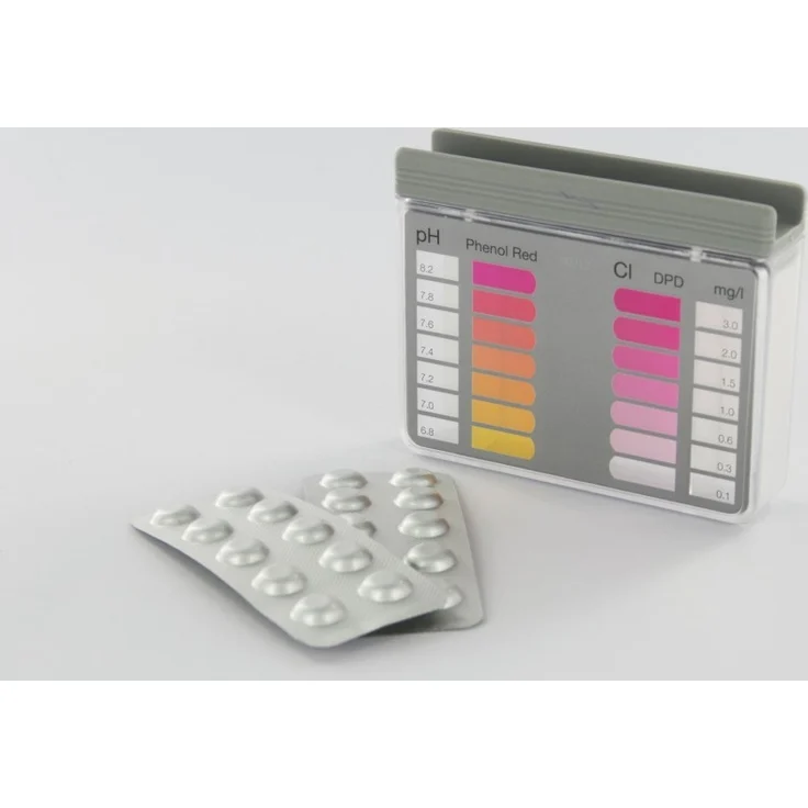Steinbach Wassertester Testkit, für pH-Wert und freies Chlor, je 2 x 10 Stück Tabletten, 079000 – Bild 1