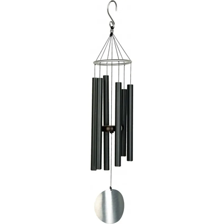 windspiel Aureole Tunes 70 cm Aluminium schwarz