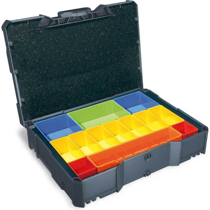 Tanos Boxen-Systainer T-Loc I SYS 1 Box 80500008 anthrazit bunte Einsatzboxen
