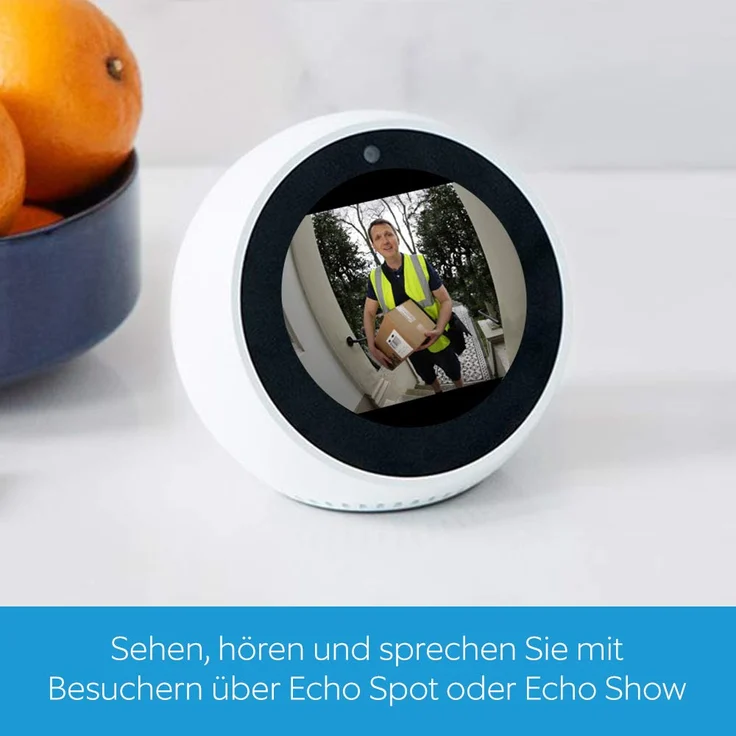 Ring Video Doorbell 2 Video Türklingel 2 1080p HD-Video, Gegensprechfunktion, Bewegungsmelder, WLAN, Satin Nickel – Bild 5