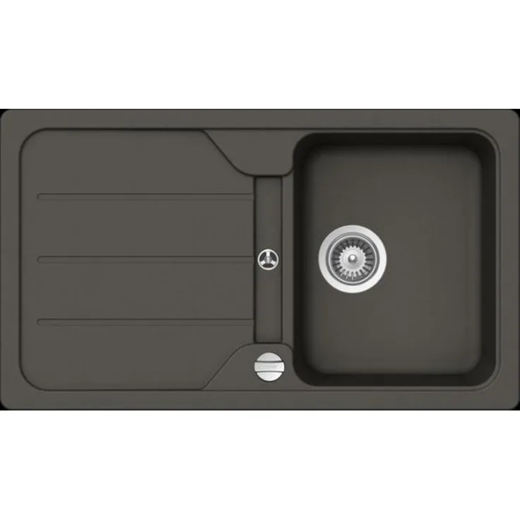 Schock Einbauspüle Formhaus D-100 U Asphalt - Unterbauspüle