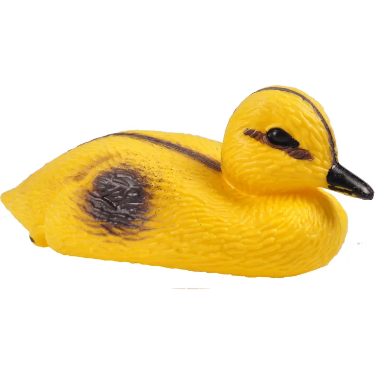 Buri Teichfigur Ente Küken 13 cm Dekoente Teichdeko Schwimmfigur Gartenteich Teich