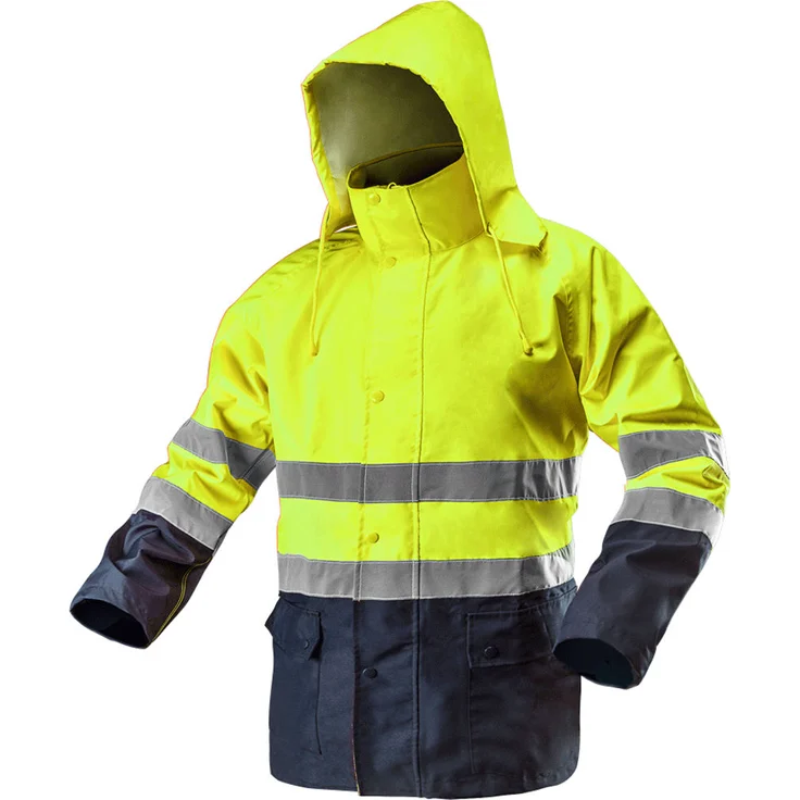 Warnschutzjacke mit Reflektionsstreifen EN ISO 20471 XL neongelb