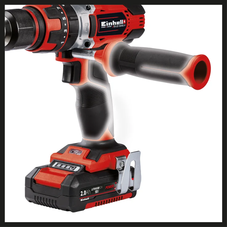 Einhell Akku-Schlagbohrschrauber TE-CD 18-48 Li-i Power X-Change PXC (2x2,0Ah) - 4513935 – Bild 3