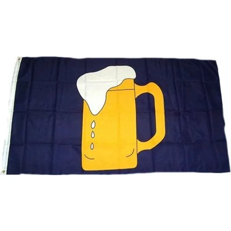 Flaggenking Flagge/Fahne, Bierkrug, wetterfest, mehrfarbig, 150x90x1 cm, 16353