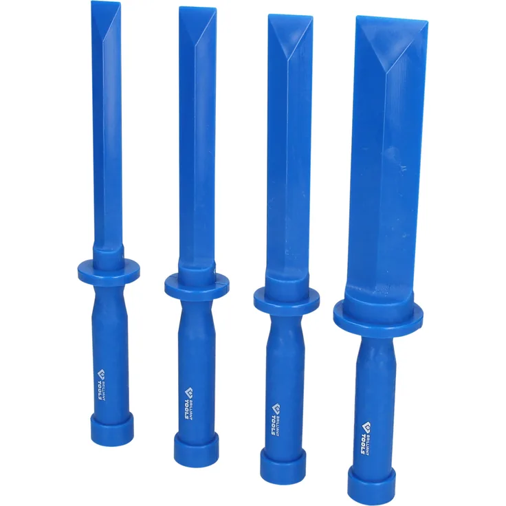 Brilliant Tools BT691150 Kunststoff-Schaber-Satz | 19 - 22 - 25 - 38 mm breit | 4-tlg. [Powered by KS TOOLS]