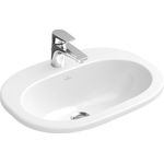 Villeroy & Boch Einbauwaschtisch O.NOVO 560 x 405 mm mit Überlauf weiß