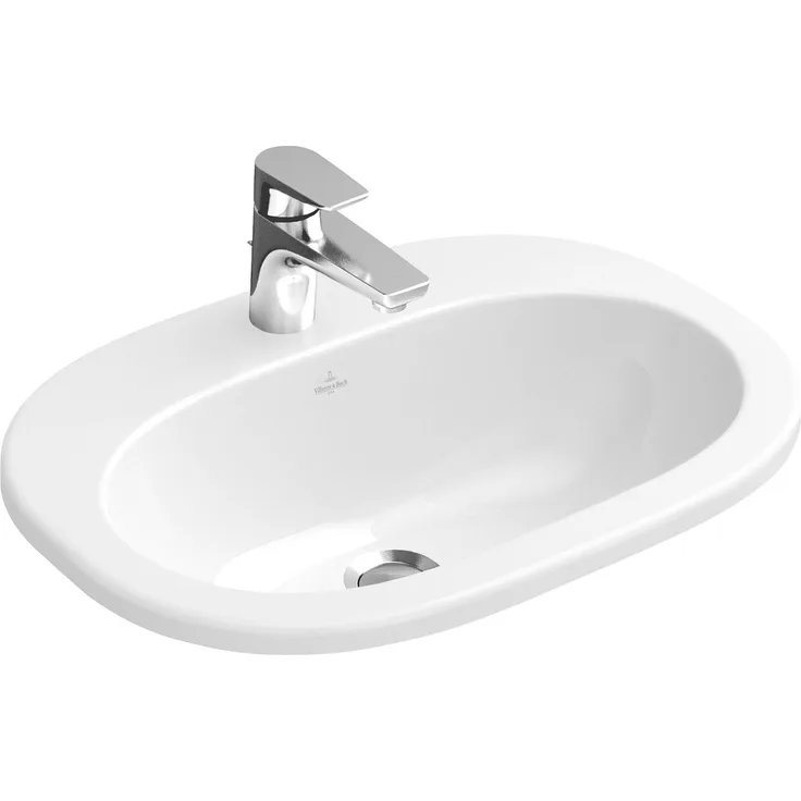 Villeroy & Boch Einbauwaschtisch O.NOVO 560 x 405 mm mit Überlauf weiß