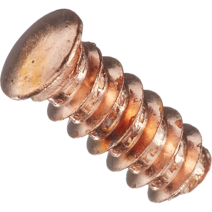 GYS 049413 Gewindebolzen-Ø 5 x 12 mm-verkupfert-100 Stück
