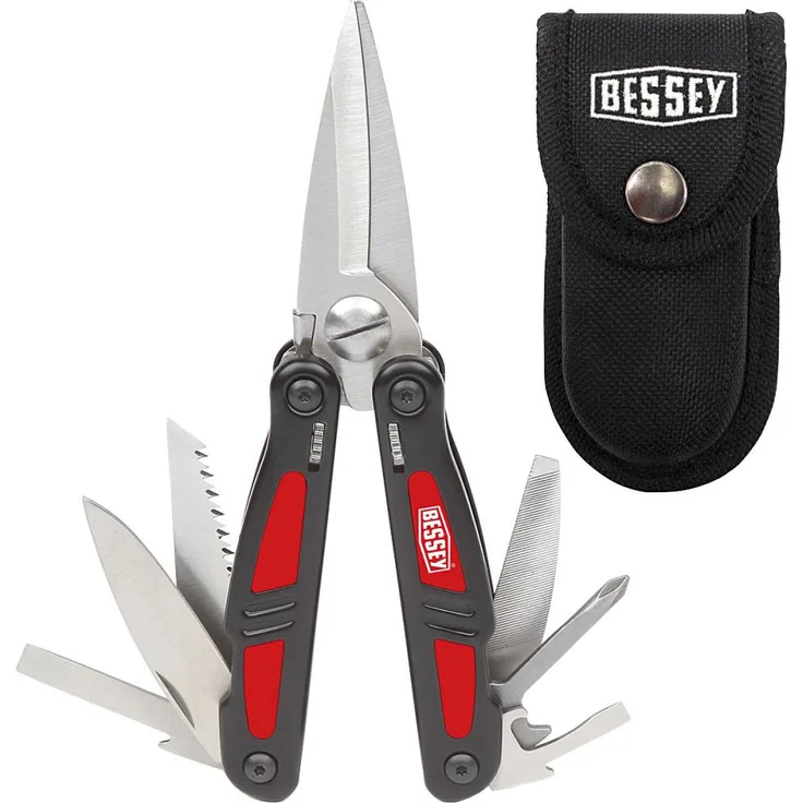 Bessey Multi-Funktions-Werkzeug mit Schere 7-teilig, DMT