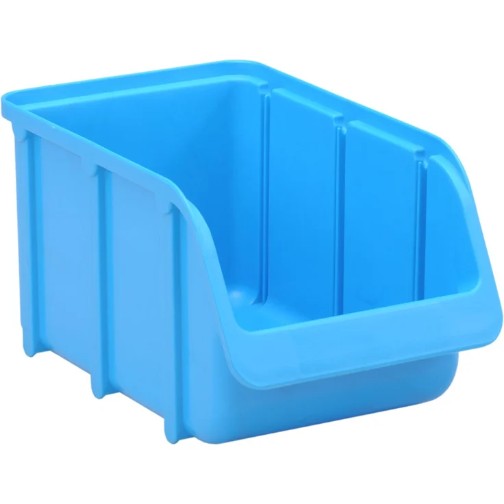 hünersdorff Sichtbox - Stapelbox - Lagerbox in Größe 3, stapelbar, Farbe: Blau – Bild 1