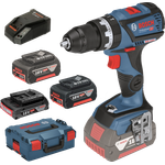 Bosch Professional Akku-Schlagbohrschrauber GSB 18V-60 C (1 x 2,0 Ah,1 x 4,0 Ah,1 x 6,0 Ah) (0 615 990 J51)