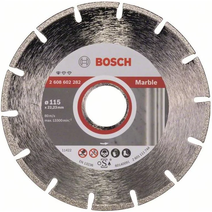 Bosch Professional Diamanttrennscheibe (für Marmor, Ø: 115 mm, Zubehör für Winkelschleifer) – Bild 1