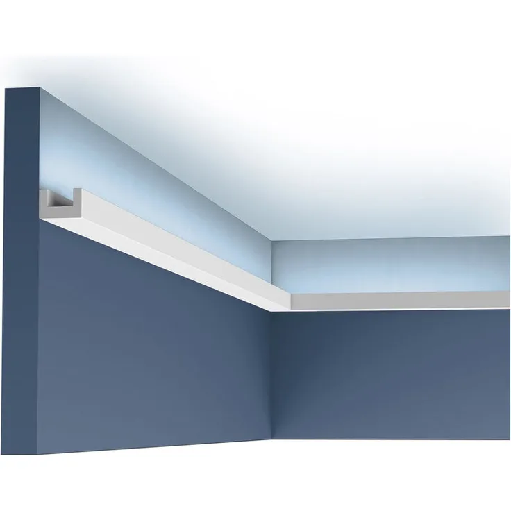 Eckleiste Orac Decor CX190F AXXENT U-PROFILE flexible Eckleiste Zierleiste Stuckleiste zeitloses klassisches Design weiß 2 m